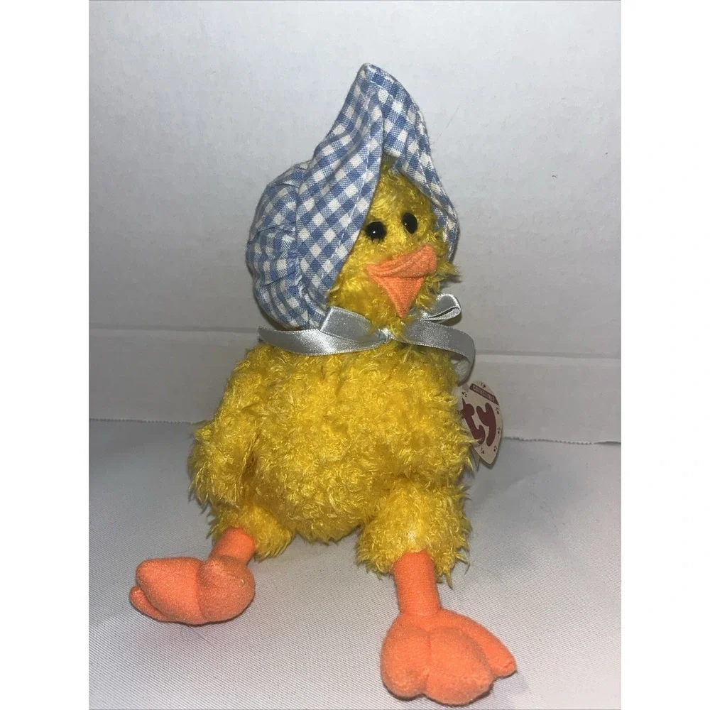 1993 RETIRED TY BEANIE BABY TY ATTIC TREASURES~BONNIE EASTER CHICK‎ BIRD 8